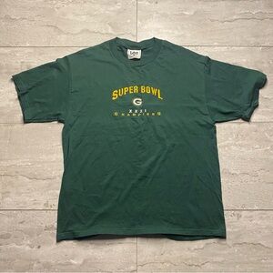 VINTAGE 2000s Lee Green Super Bowl Champions Tee
